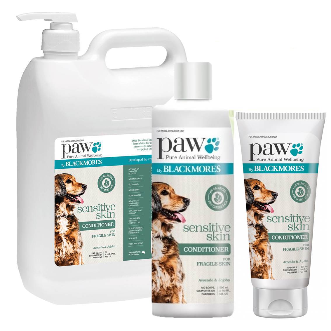 Blackmores PAW Sensitive Skin Conditioner Dog Hypoallergenic Avocado