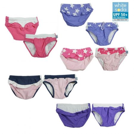 Baby Toddler Girls Nappy Swim Pant Sizes 00 0 1 Swimwear Bathers 5 Designs