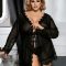 Black Eyelash Lace Short Robe G String Gown Sheer Lingerie Plus Size XL 3XL 5XL