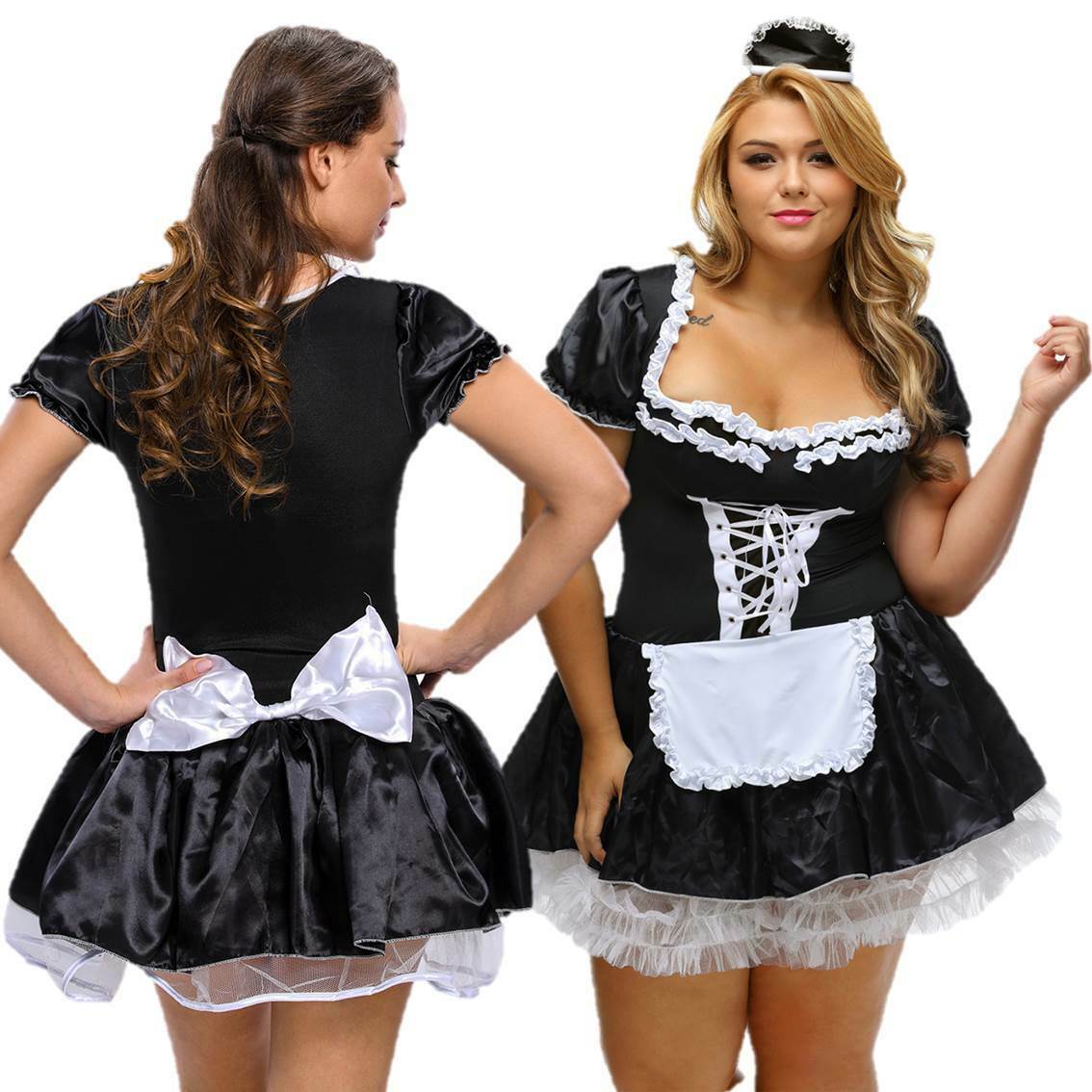 Sexy Plus Size Maid Costumes Hot Girl Hd Wallpaper