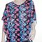 Kaftan Top Caftan Blouse Batwing Plus Size 8 - 26 Women Sheer Resort Cover Up