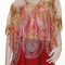 Kaftan Top Caftan Blouse Batwing Plus Size 8 - 26 Women Sheer Resort Cover Up