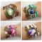 Milky Way Infinity Bracelet Pink Blue White Butterfly Tree of Life Charm Love