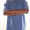 Short Sleeve Shirt De Vali Big Mens Size 4XL 5XL Denim Look Cotton Plus