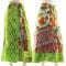 Silk Wrap Skirt Size 8 - 16 Reversible Maxi Long Dress Top so many ways to wear
