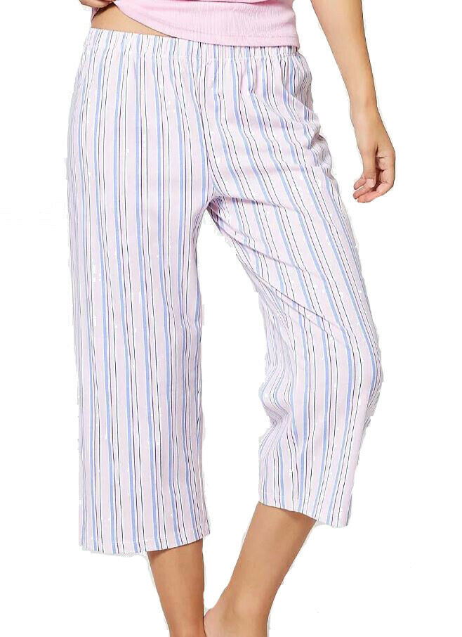 Sleep Pant TARGET Plus Size 8 10 12 14 16 18 20 22 Pink Blue 3/4 Pyjama ...