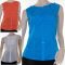 Sz 10 12 16 Women NEW COVER Aqua Blue Orange White Cami Tank Blouse Ruffle