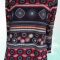 Tunic Top Red Black Drape Plus Size 10 12 14 16 18 20 EVERSUN Aztec Floral